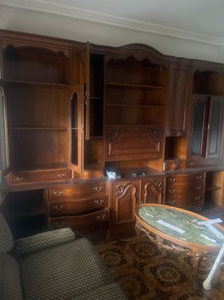 Mueble salón antiguo de madera