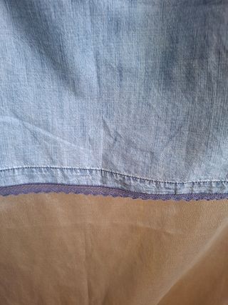 Vestido vaquero bordado