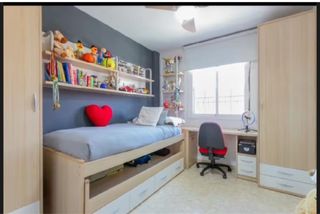 Habitación juvenil - Haya y blanco