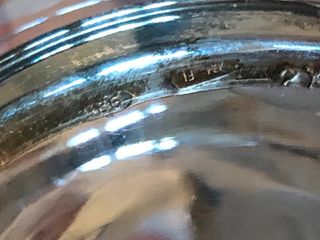 6 bicchieri Cristal Fabbrica Argentierie