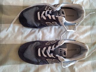 New Balance 574 - Zapatillas Gris Azules - 35