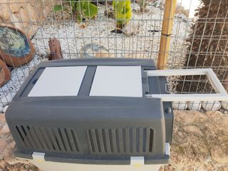 Transportín perros beige-gris