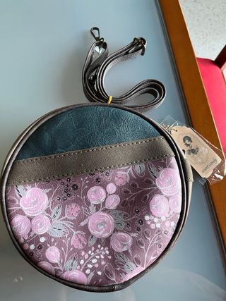 Bolso ANNEKE juvenil - marrón, morado