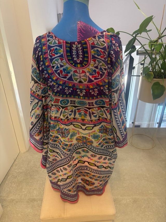 Blusón multicolor gasa