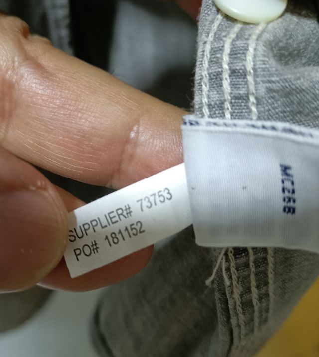 Camisa trabajo Ralph Lauren denim gris