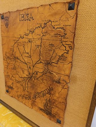 Mapa Ibiza cuero 