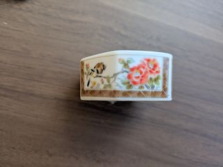 2 Scatoline Porcellana Giapponese Dipinte a Mano