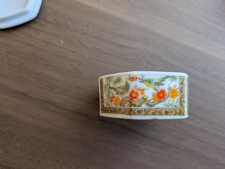 2 Scatoline Porcellana Giapponese Dipinte a Mano