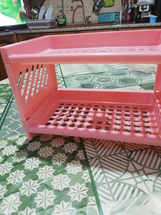 Organizzatore scrivania rosa