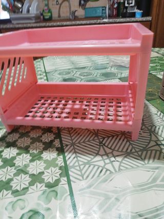 Organizzatore scrivania rosa