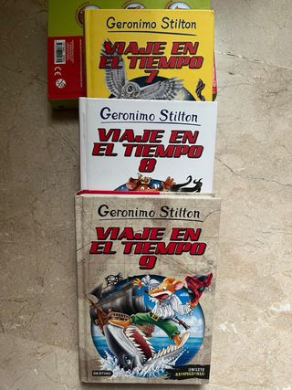 Viaje en el tiempo 1 al 13 de Geronimo Stilton