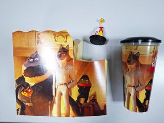 Vaso + cubo + Figura Los Tipos Malos 2 Cine Exclus