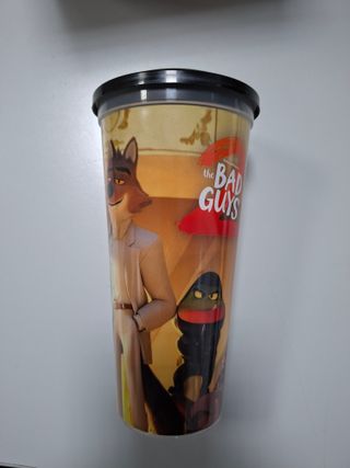 Vaso + cubo + Figura Los Tipos Malos 2 Cine Exclus