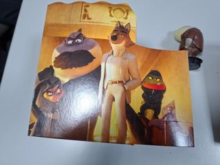 Vaso + cubo + Figura Los Tipos Malos 2 Cine Exclus