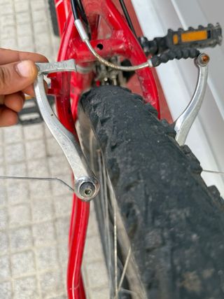 Bicicleta Orbea montaña roja