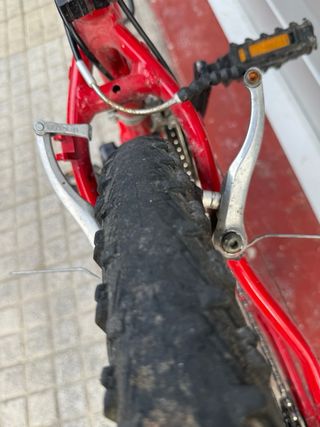 Bicicleta Orbea montaña roja