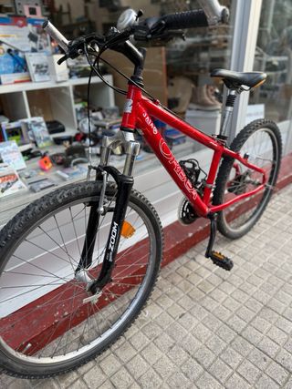 Bicicleta Orbea montaña roja