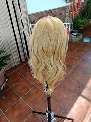 Cabeza maniquí peluquería