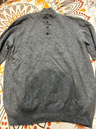 Jersey Cortefiel lana italiana gris