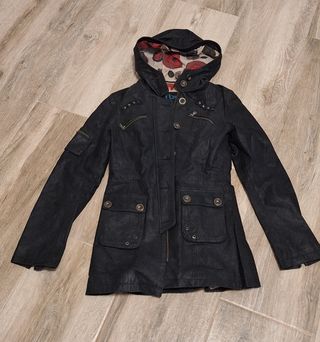Chaqueta negra piel - Talla S