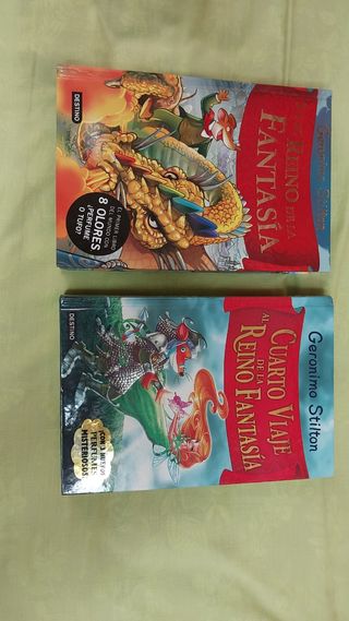 Pack 2 libros de Geronimo Stilton 