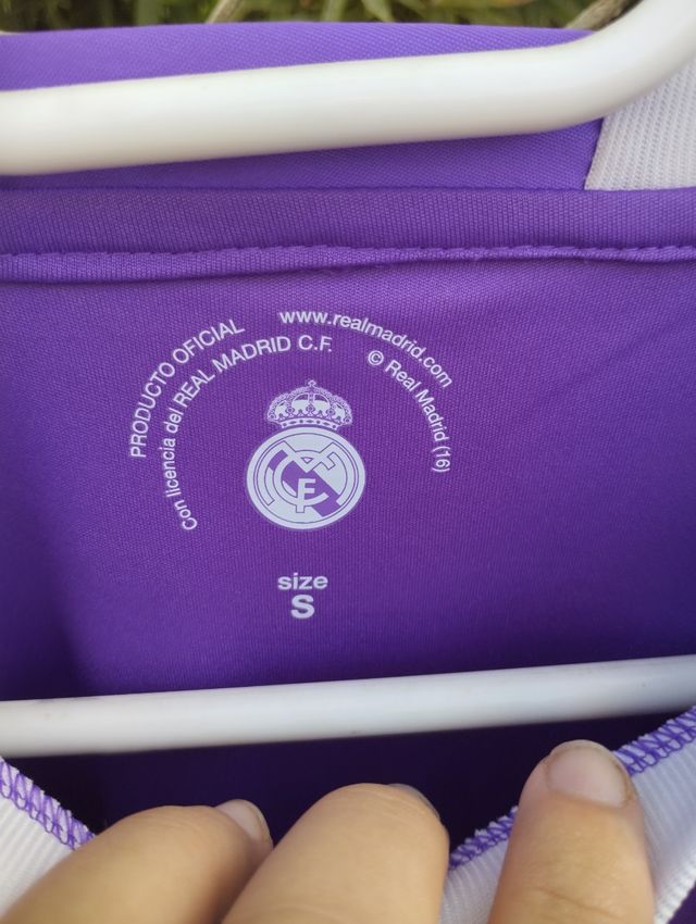 Camiseta Real Madrid - Talla S - Morada