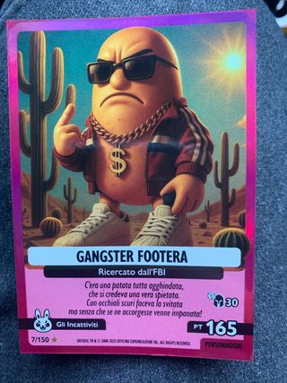 Carta Gangster Footera - Brainrot