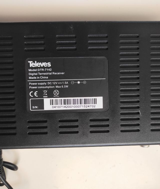 Receptor TDT Televes DTR-7142