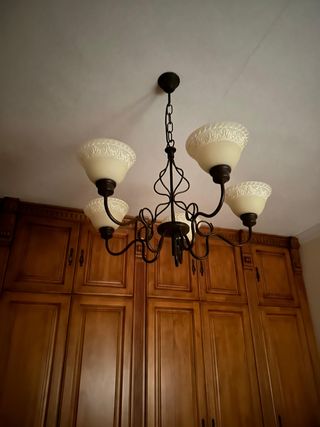Lámpara techo 5 luces