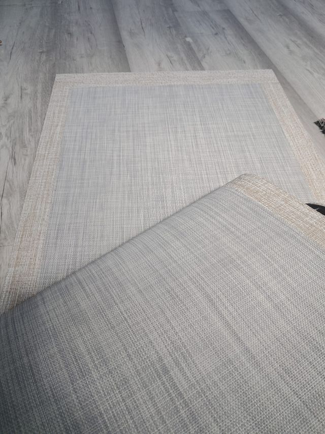 Tappeto da corridoio beige-grigio