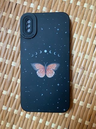 Funda iPhone X - Luna y Mariposa