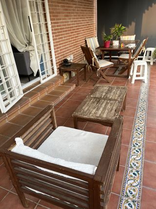 Muebles jardín de madera
