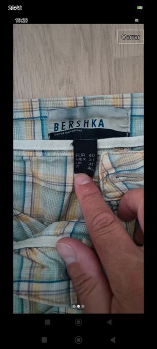 Bermudas Bershka Hombre L