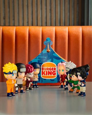 8 Figuras Naruto Burger King -(SIN ABRIR)
