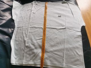 Camiseta verde claro manga caída - Talla M