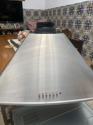 Campana extractora cocina acero