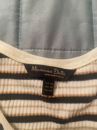 Camiseta Massimo Dutti XS rayas