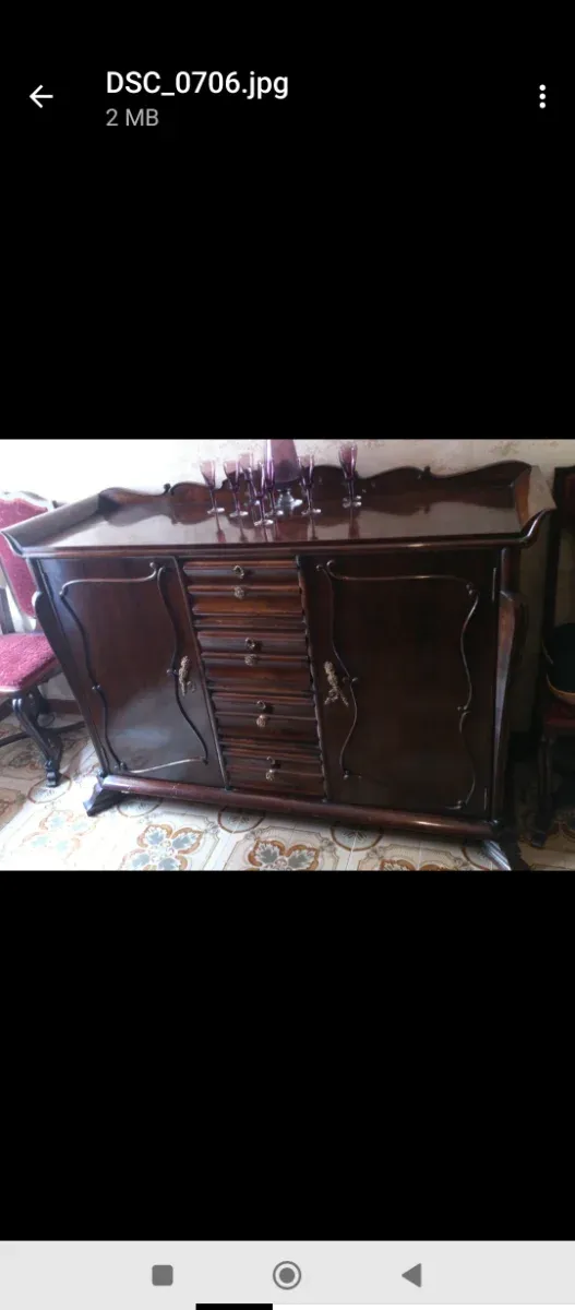 Aparador antiguo madera años 30-40