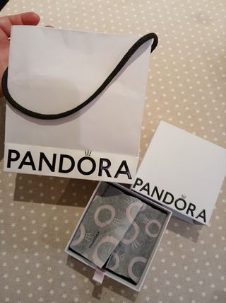 Anillo Pandora solitario plata