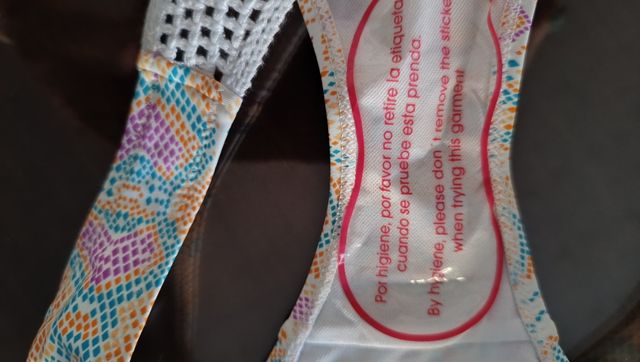 Bikini crochet multicolor talla XL