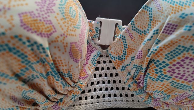 Bikini crochet multicolor talla XL