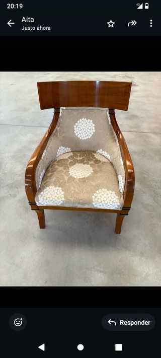 Sillones madera - beige