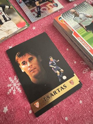 Lote de 215 cromos de fútbol 