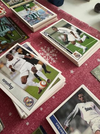 Lote de 215 cromos de fútbol 