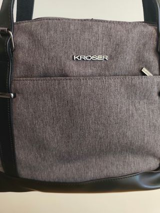 Bolso KROSER gris y negro
