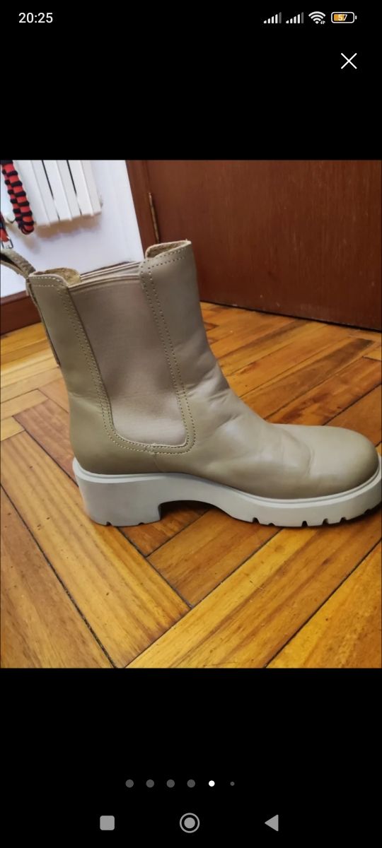 Botines de piel CAMPER beige 42