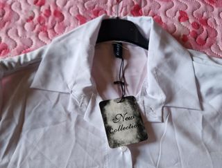 Camicia bianca leggera donna