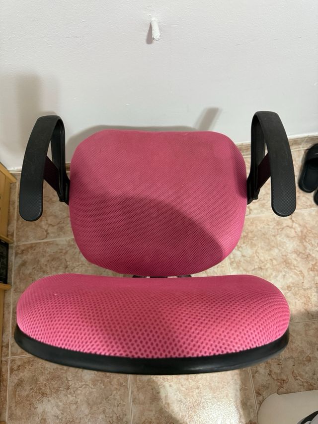 Silla escritorio giratoria rosa