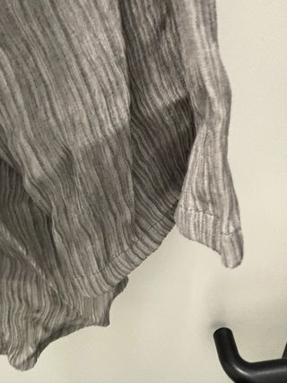 Blusón Zara mujer XL gris