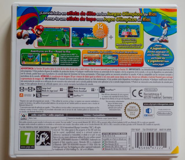 Mario & Sonic Rio 2016 - 3DS